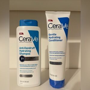 CeraVe Anti-Dandruff Hydrating Shampoo & Cerave Gentle Hydrating Conditioner